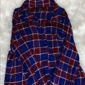 Lucky brand plaid shirt size S
